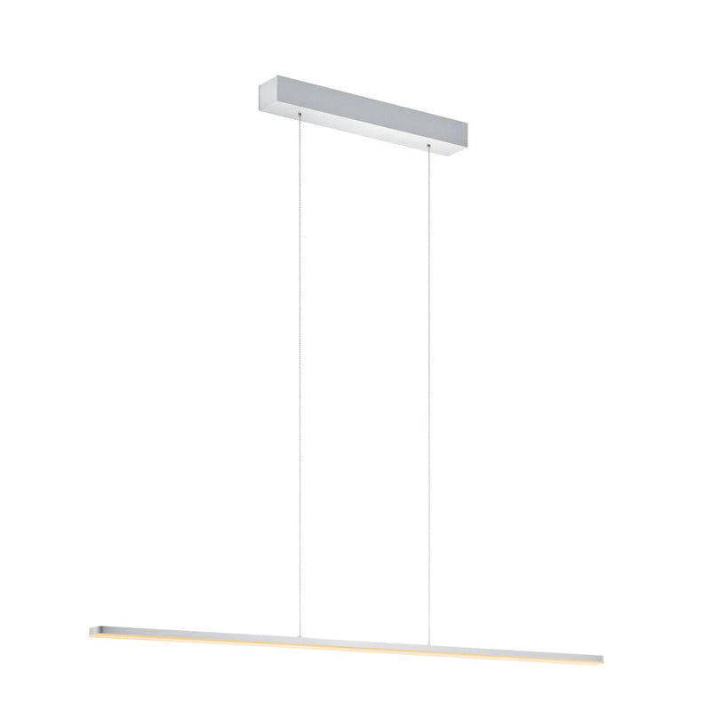 quitani Pendelleuchte Hängelampe LED Aluminium Grau dimmbar Margita 118 cm CCT - 100142651