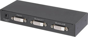 B-Ware Renkforce 2 Port Dvi Splitter Ultra Hd Fähig 3840 X 2160 Pixel Schwarz Adapter