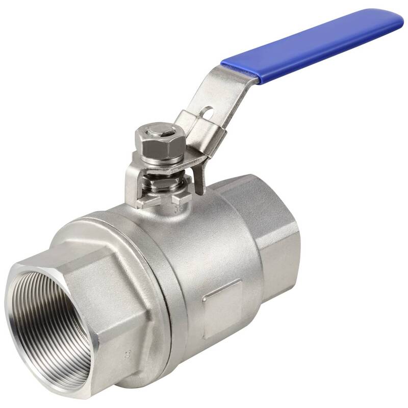 TRU COMPONENTS Kugelhahn Absperrhahn G Standard Kugelhahn Edelstahl Gas Medien - 4064161326917