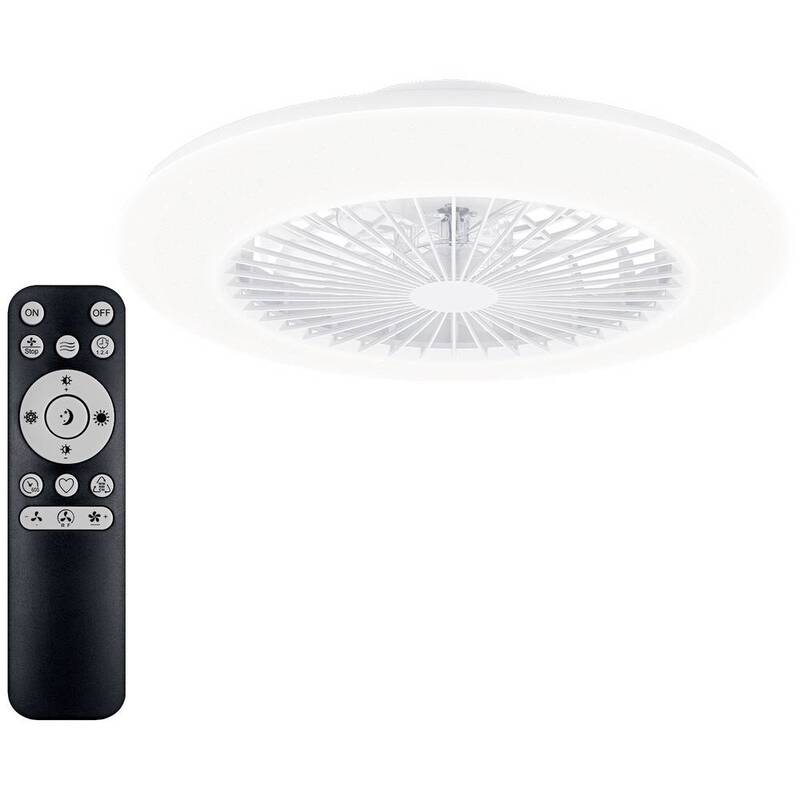 Philips Deckenventilator Amigo 25W dimmbar Glitzereffekt Ø590mm Höhe 137mm - 8720169248762