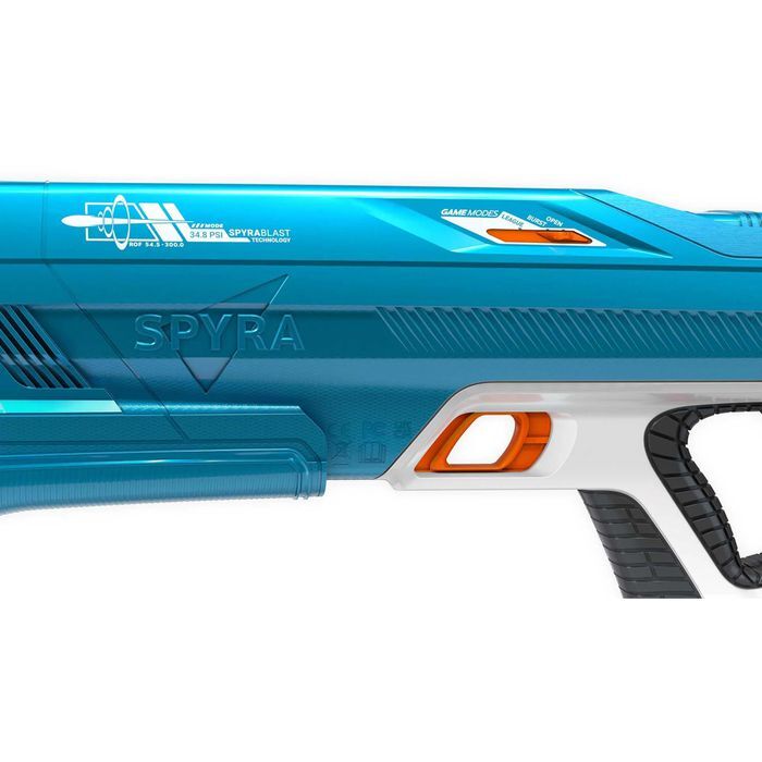 SPYRA Three Wasserpistole Blau 2,2 kg mit Batterie und USB-C Ladekabel - 4260747380377