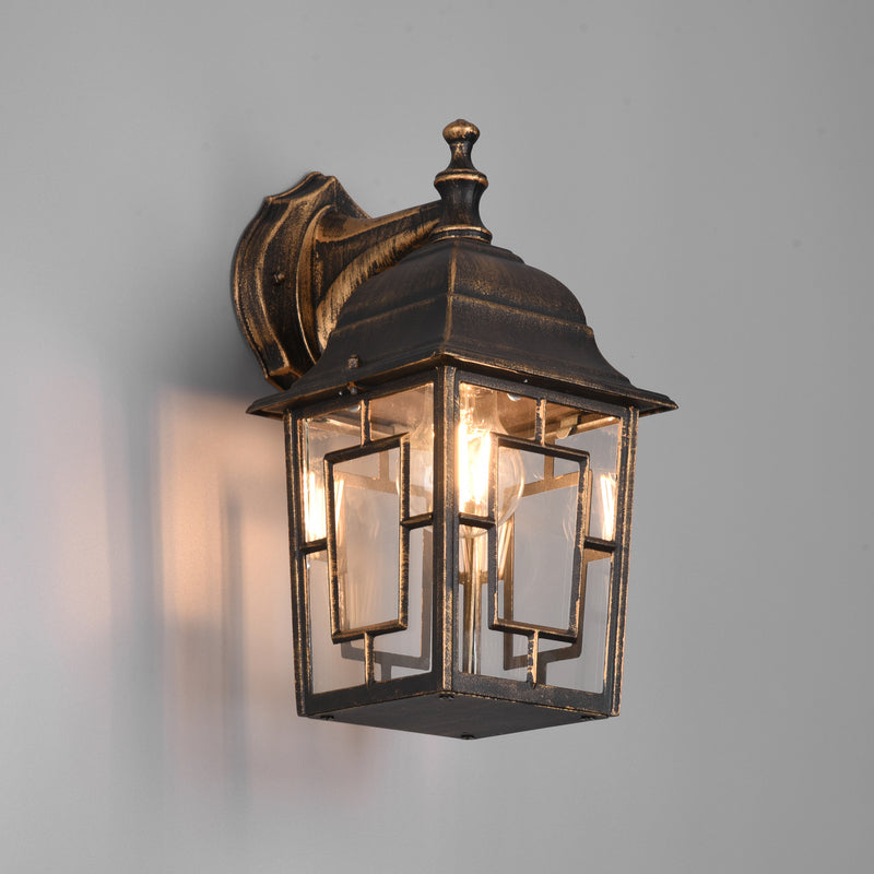 Außenwandleuchte Volturno E27 rostfarben antik dimmbar 1x60W TRIO LIGHTING - 4017807543582