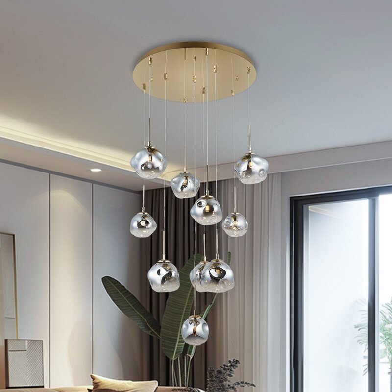 Lucea Hängeleuchte Pendelleuchte Herman Deckenlampe Glas Ø66cm SIEHE TEXT/FOTO - 8698525682614