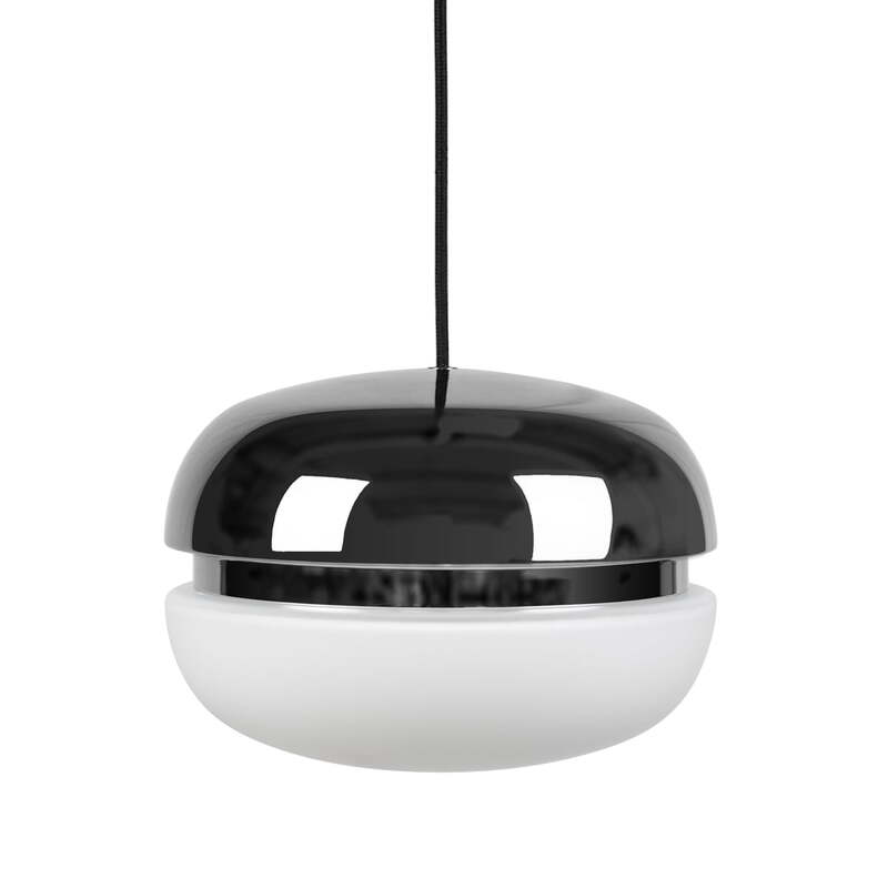 HANA Pendelleuchte Hängelampe Macaron Chrom Ø 18 cm Wohnzimmer Beleuchtung - 5702410529502