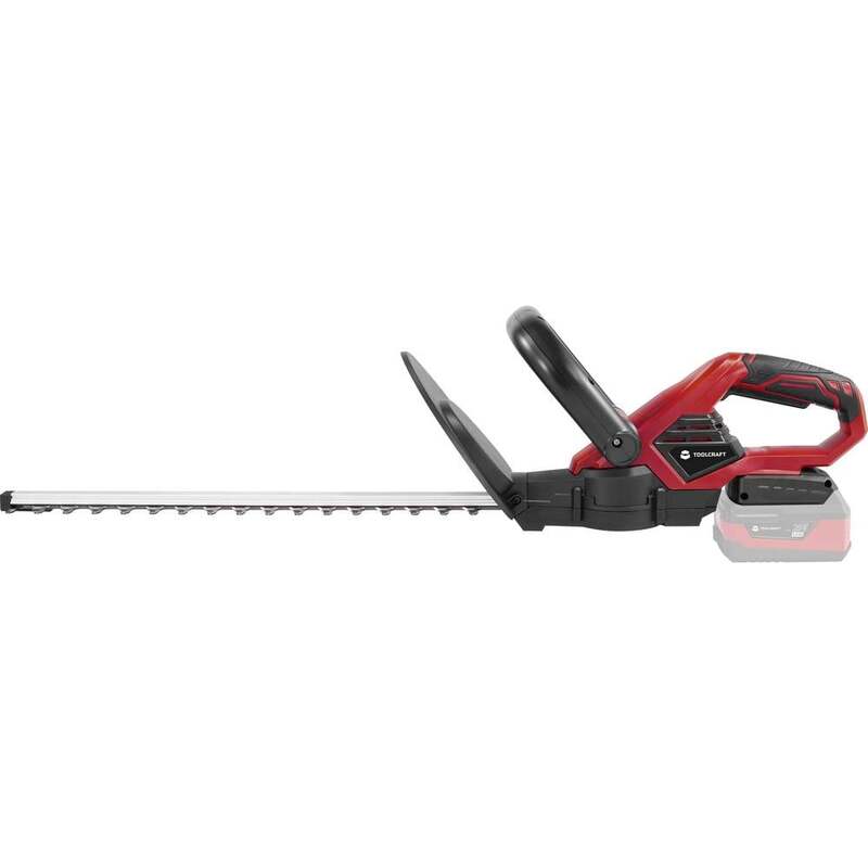 TOOLCRAFT Akku Heckenschere ohne Akku Heckentrimmer 20 V Li-Ion 410 mm - 4064161200842