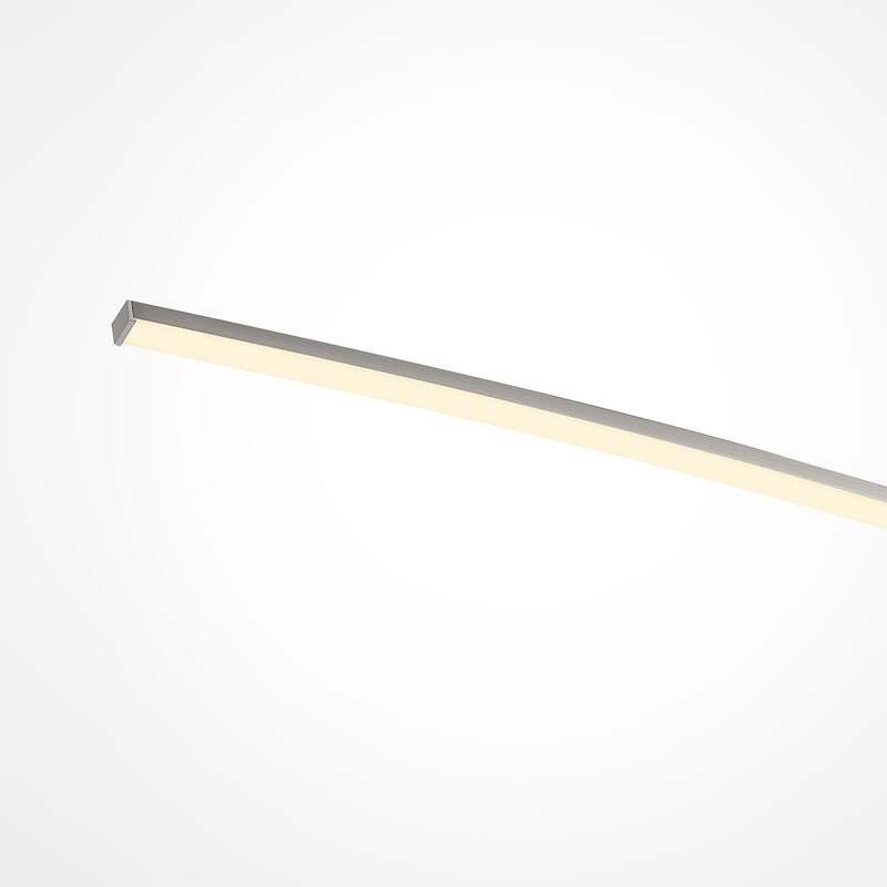 Lindby Hängeleuchte Pendelleuchte Phillie LED dimmbar höhenverstellbar nickel - 4251096587524