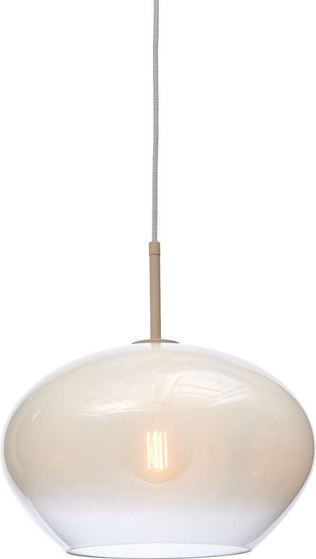 IT'S ABOUT ROMI Hängeleuchte Bologna milchweiß 35 cm einflammig Retro-Lampe - 8716248094887