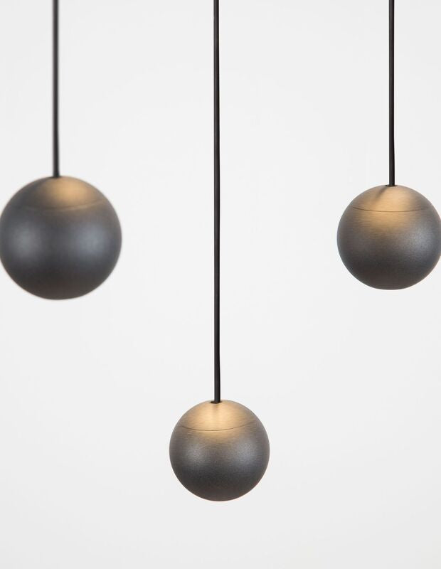 Nova Luce Pendelleuchte Hängeleuchte NOCCI LED Schwarz Warmweiß 48 W 10-flammig - 5212017428516