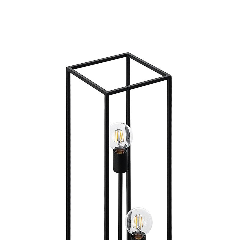 Lindby Krisha Stehlampe Stehleuchte Standlampe Leuchte schwarz Stahl 3-flammig - 4251096598414