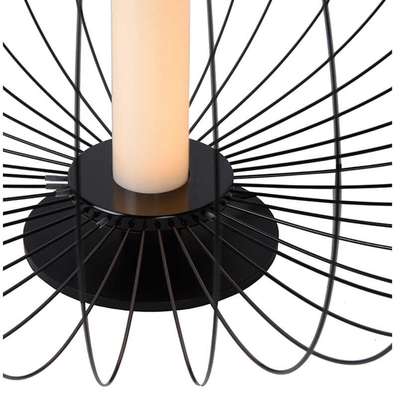 Lucide LED-Tischleuchte Carbony Tischlampe Tischlicht Leuchte Lampe LED schwarz - 5411212201904