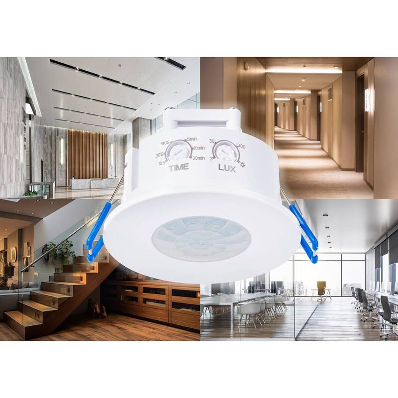 Sygonix PIR-Bewegungsmelder Decke 360° Relais IP20 Innenbereich Weiß 600W - 4064161310312