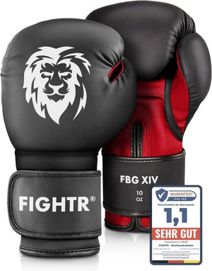B-Ware FIGHTR Boxhandschuhe für Boxen MMA Muay Thai Kickboxen hohe Stabilität 8-16oz