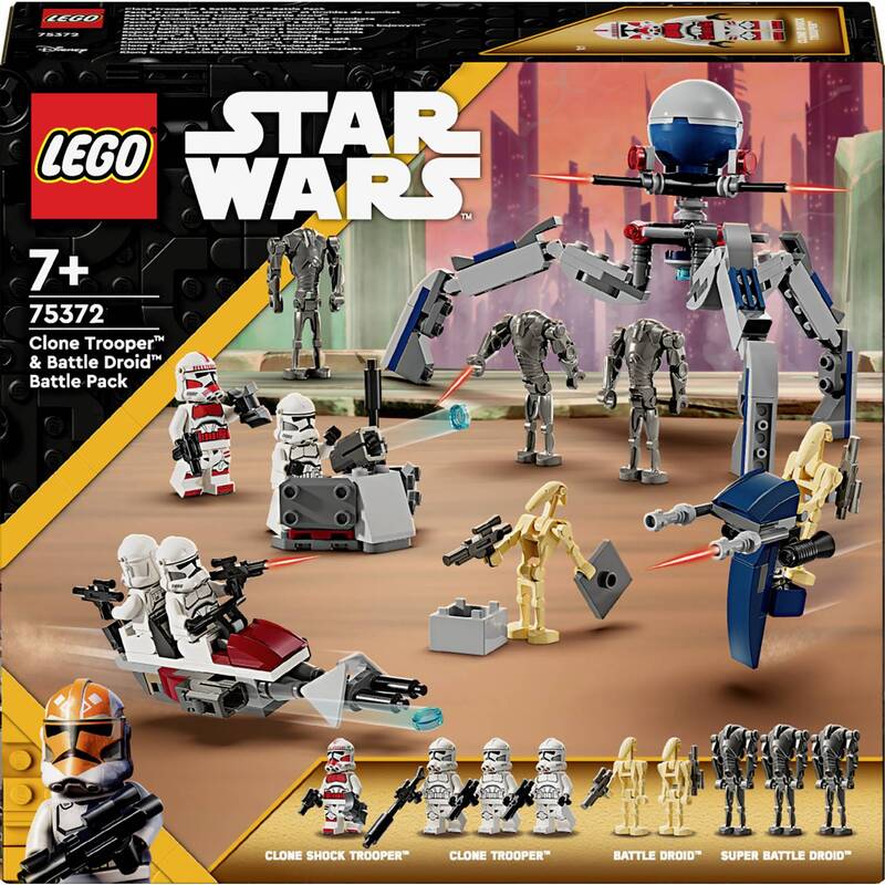 Clone Trooper & Battle Droid Battle Pack - 5702017584317