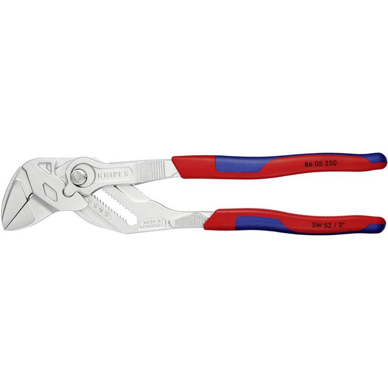 Knipex 86 05 250 Zangenschlüssel 250mm Zange Wasserpumpenzange SW 52mm - 4003773047841