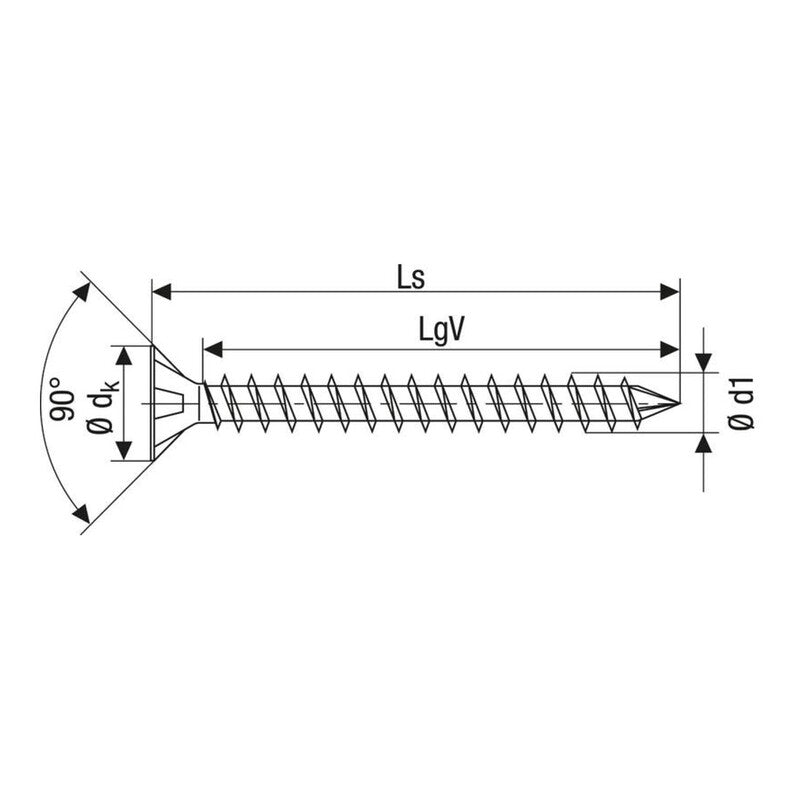 SPAX Schraube Seko-T 8x260mm WIROX Stahl Torx 40 Handwerksbedarf 50 Stück - 4003530246043