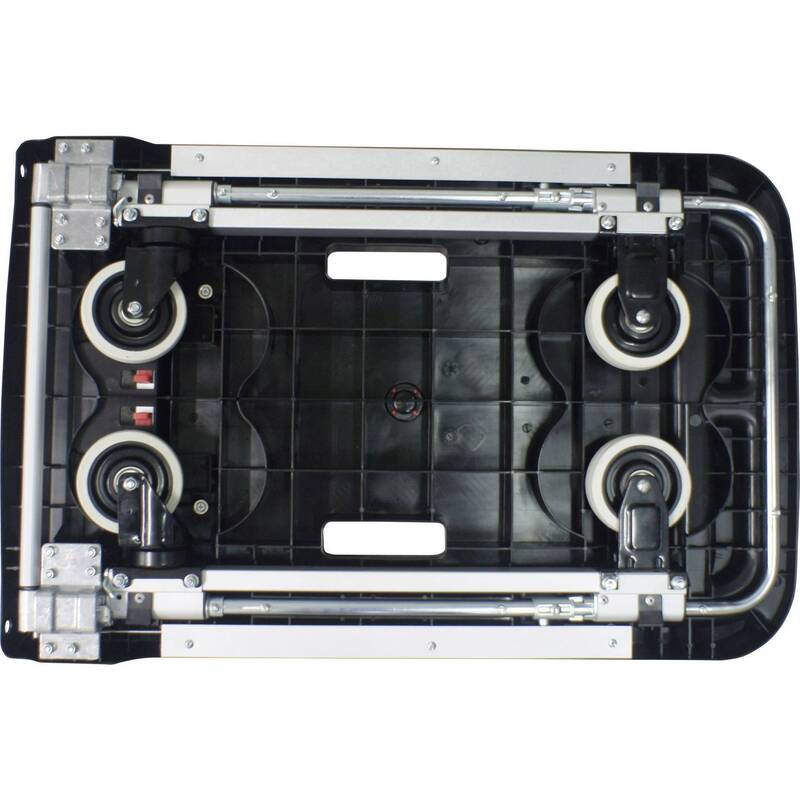 VISO Plattformwagen RMP 900 Transportwagen Alu Schwarz Klappbar 200kg 80x52x87cm - 3321360026316