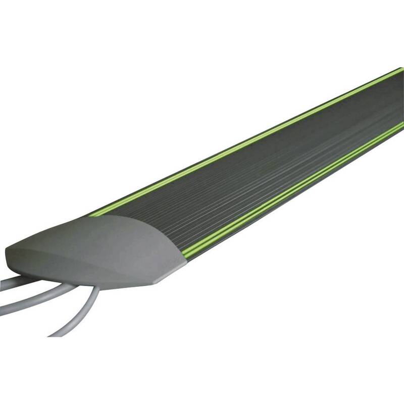 Serpa Kabelbrücke TPE 1500mm 3 Kanäle nachleuchtend geruchneutral hellgrau - 4045597000275