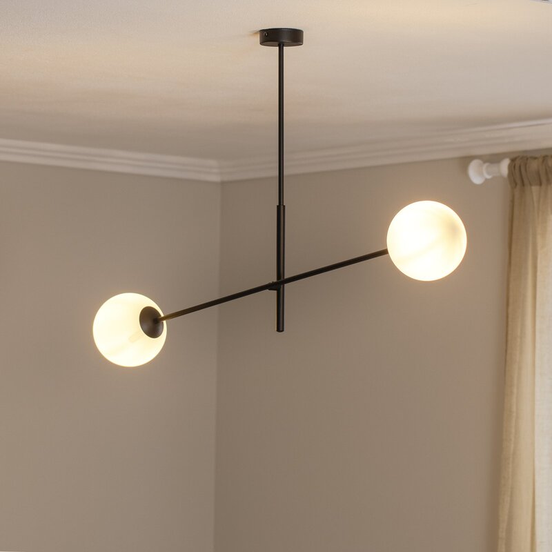 Deckenlampe Linear schwarz/opal Deckenleuchte Lampe Leuchte SIEHE TEXT/FOTO - 5901738923577