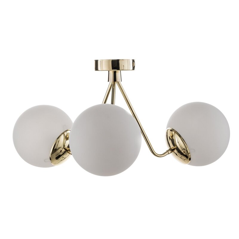 Euluna Deckenlampe Deckenlampe Lampe Leuchte hängend Tuse dreiflammig messing - 5902553216110