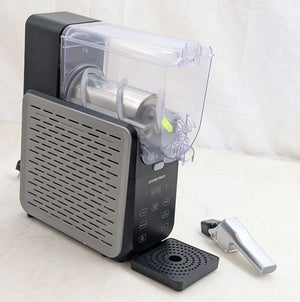 GOURMETmaxx Eismaschine Slush-Eis Frappé Milchshake Softeis 200W Schwarz-Grau