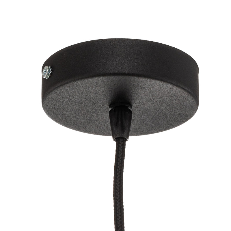 Hängelampe Dorina schwarz/gold LED Pendelleuchte dimmbar handgefertigt Ø50cm - 5902751349122