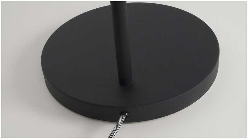 Zuiver Stehleuchte Lampe BUCKLE HEAD schwarz höhenverstellbar Fußschalter 150 cm - 8718548006324
