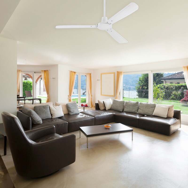 Westinghouse Deckenventilator Urban Gale weiß leise Lüfter für Räume bis 32m² - 4895105608918