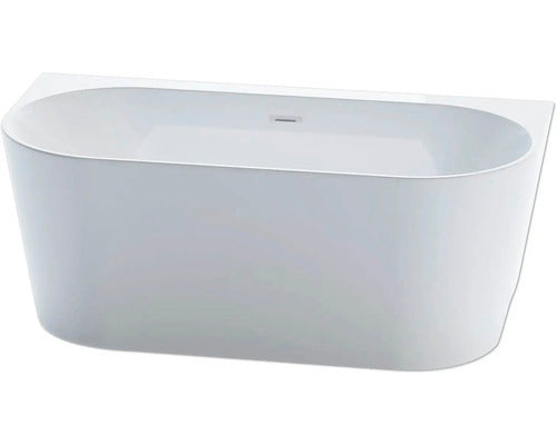 Jungborn Badewanne ONE oval Pflegeleicht Sanitäracryl weiß glänzend 169x80cm - 4306516447367