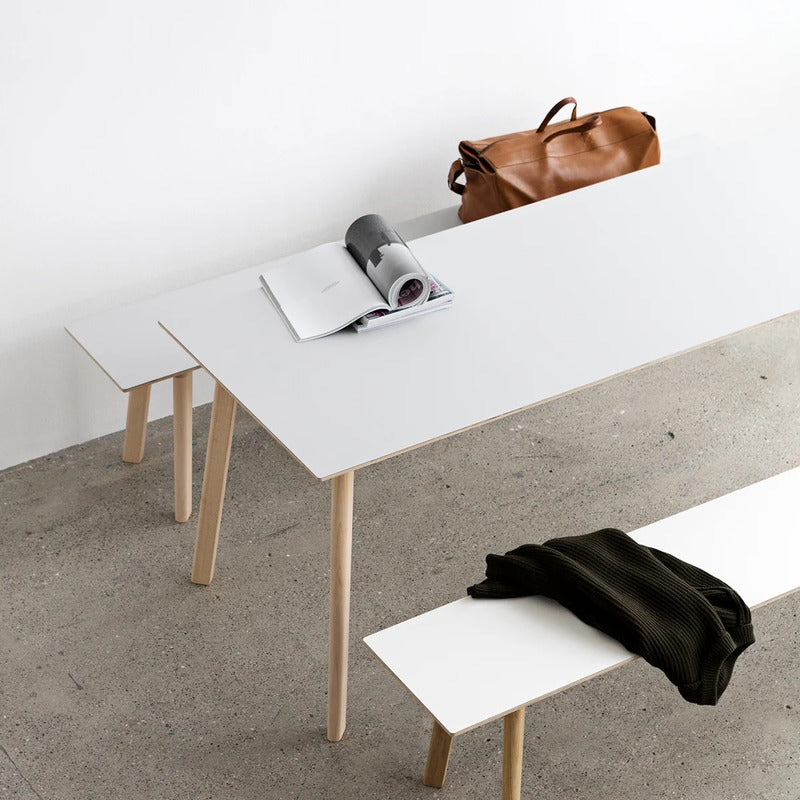 HAY Esstisch Küchentisch Tisch Holz 140 x 75 cm weiß Copenhague CPH Deux 210 - 5710441377474