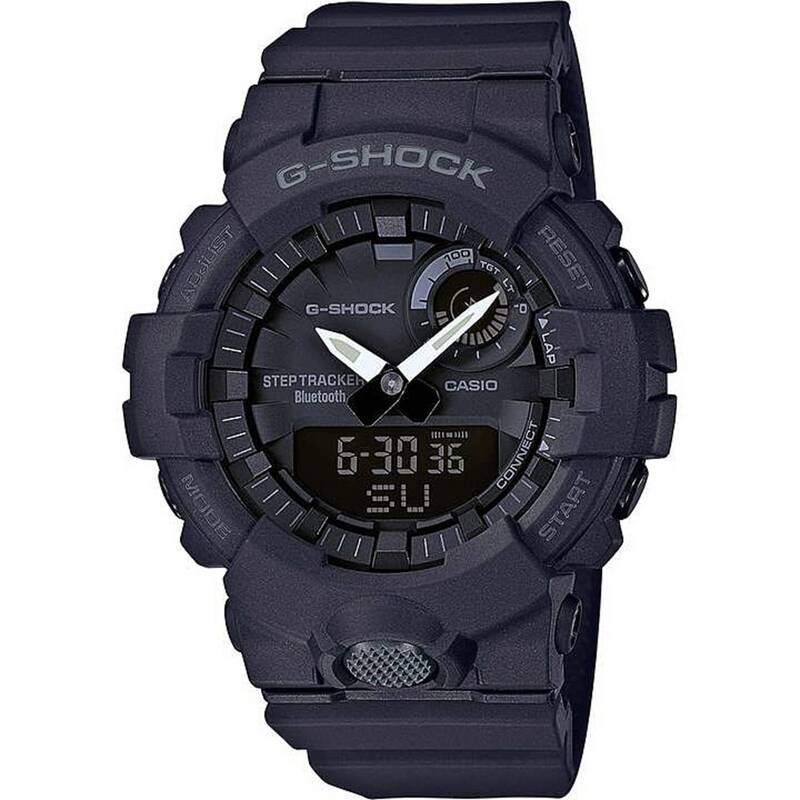 Casio Quarz Armbanduhr G-SQUAD 54.1 x 48.6 x 15.5 mm Schwarz Resin Uhr Arm - 4549526179105