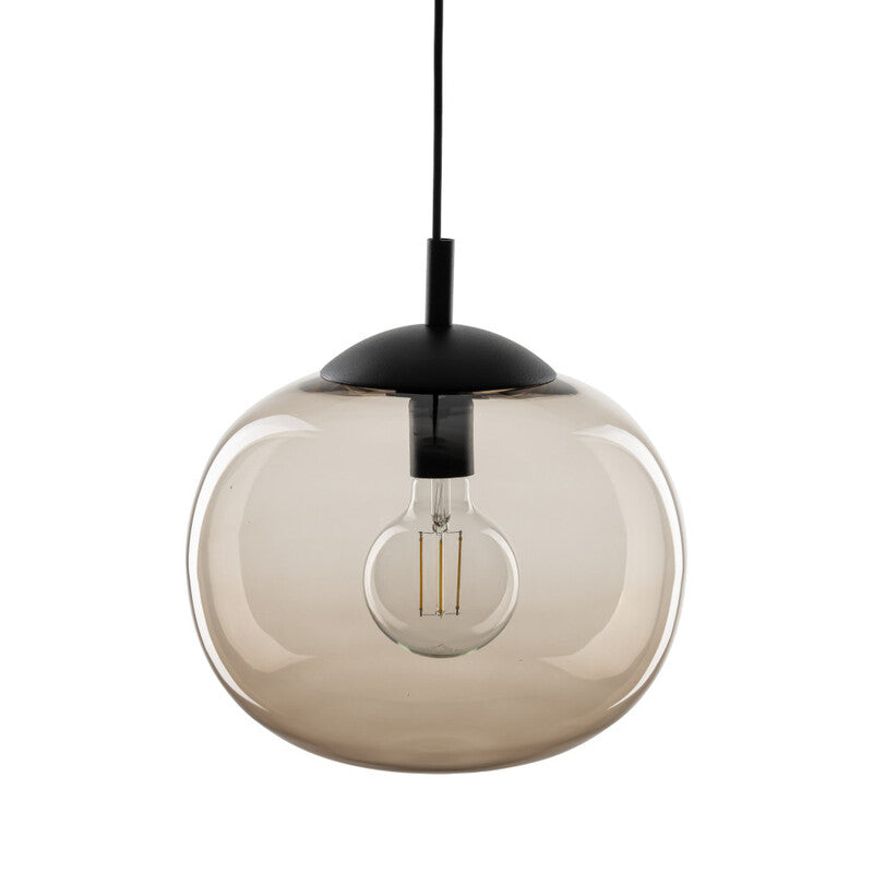 TK Lighting Pendelleuchte Hängeleuchte Vibe 30cm LED dimmbar topas schwarz - 5901780546779