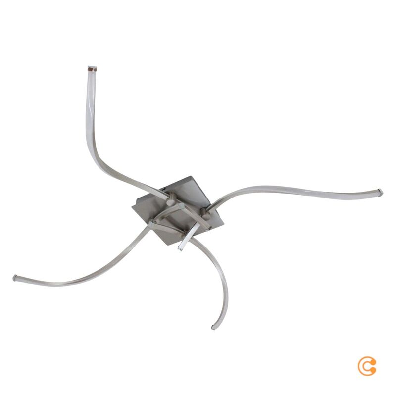 Paul Neuhaus Deckenleuchte Lampe LED Polina silber dimmbar Memoryfunktion Stahl - 4012248285657