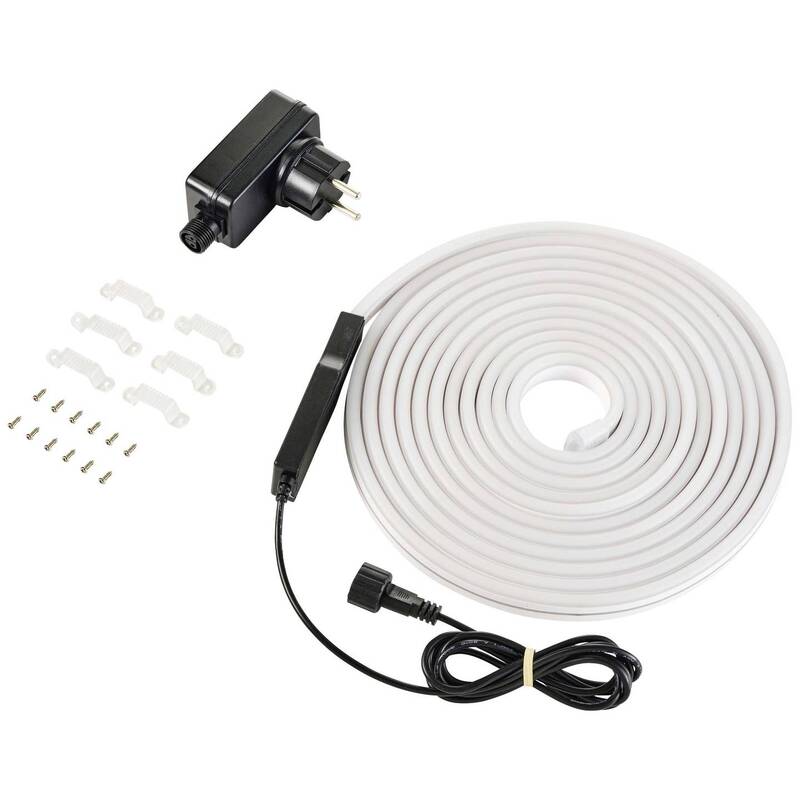 Sygonix LED Streifen RGB 5m dimmbar App steuerbar Außenleuchte IP44 warmweiß - 4064161197845