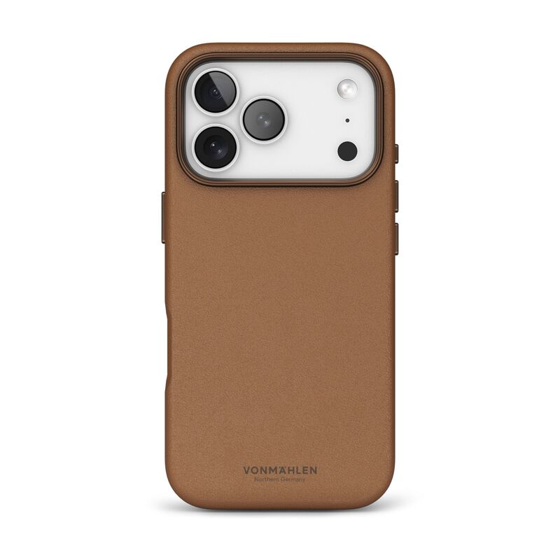 Vonmählen Schutzhülle Cover Apple iPhone 17 Pro Like Leather Case Braun - 4255591528679