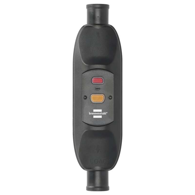 Brennenstuhl Personenschutzschalter Schutzschalter PRCD Zwischenstecker IP66 - 4007123688920