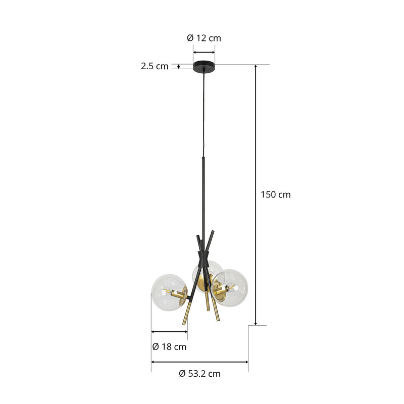 Lucande Sotiana Hängelampe Hängeleuchte Lampe Leuchte Pendellampe Pendelleuchte - 4251911746365
