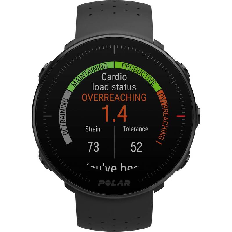 Polar Vantage M Allround-Multisport Fitnessuhr Fitness Smartwatch M/L Schwarz - 0725882046624
