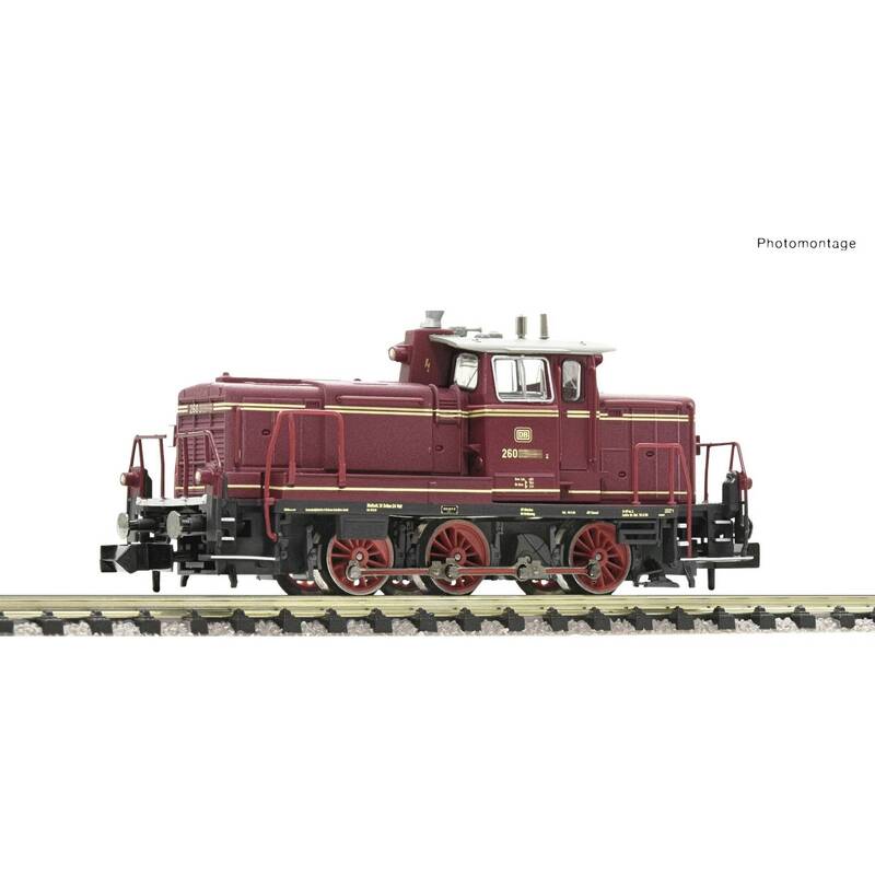 Fleischmann N Diesellok Lokomotive BR 260 Rangierlokomotive DB digital decoder - 4005575263238