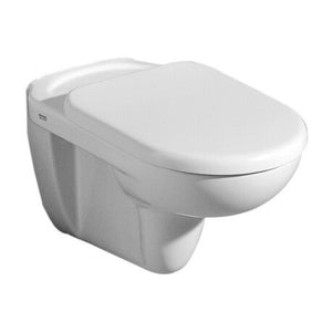 B-Ware GEBERIT WC-Sitz Duroplast Mango weiß Scharniere verchromt abnehmbar 155mm