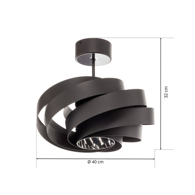 Euluna Deckenleuchte Vento Deckenlampe Hängelampe Ø 40cm Designer Lampe Leuchte - 5905563002070