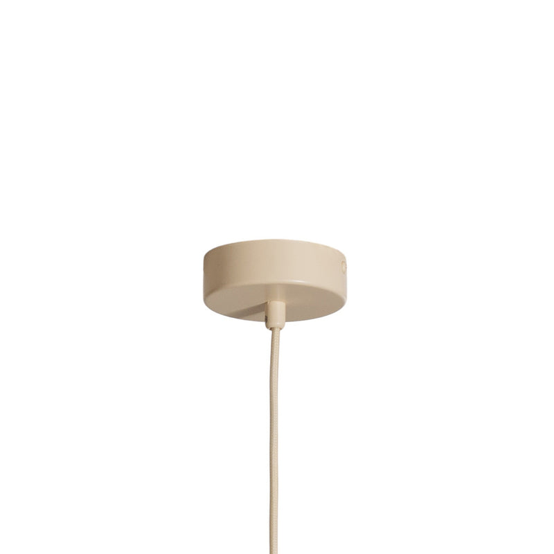 Hängeleuchte Uto beige rot 30 cm dimmbar E27 Aldex Metall satiniert - 5904798659066