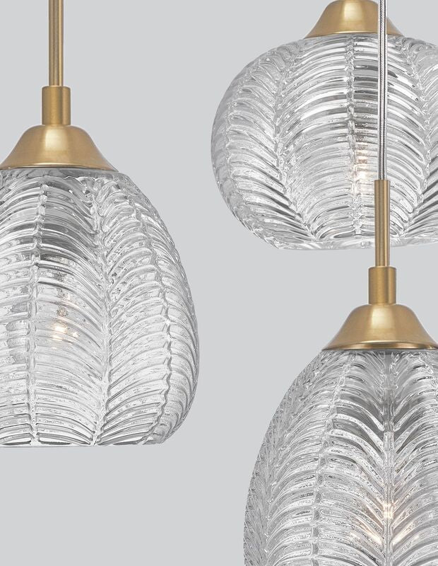 Nova Luce Pendelleuchte Hängeleuchte VARIO Gold 3fach dimmbar E27 LED Wohnzimmer - 5212017426994