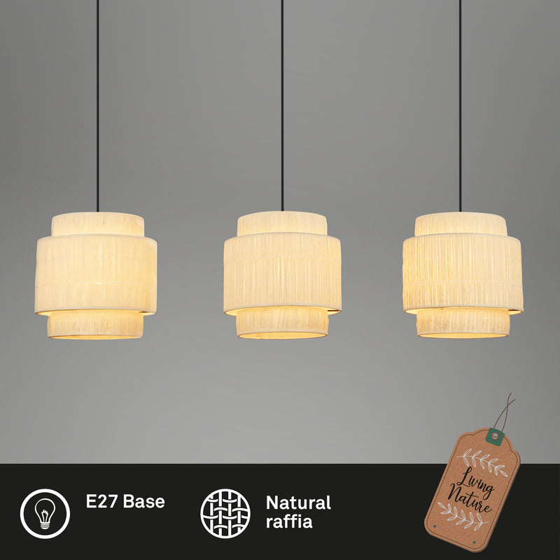 Briloner Papper Hängeleuchte Hängelampe Leuchte Lampe Pendelleuchte Licht - 4002707463245