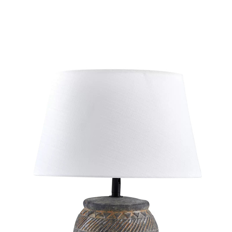 Lindby Tischleuchte Aelith Ø 30 cm grau Keramik E27 Tischlampe Lampe 20 STÜCK - 4251911778120
