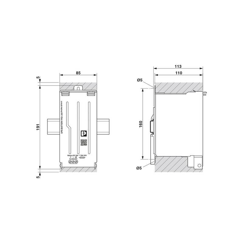Phoenix Contact Energiespeicher Akku Speicher Quint USV Stromversorgung Batterie - 4063151466619