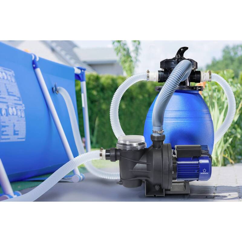 Renkforce Poolpumpe Schwimmbadpumpe 15000l/h 13,5m 800W IPX4 Wasserpumpe - 4064161151359