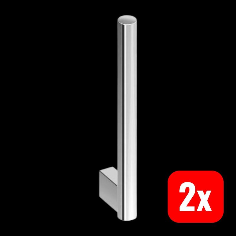 Keuco Papier-Ersatzrollenhalter Plan Aluminium Silber-Eloxiert für 2 Rollen - 4017214563784