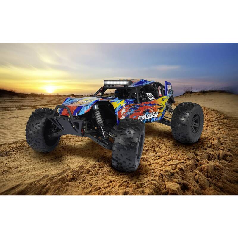 Reely RC Modellauto Elektro Buggy Stagger 1:10 Allradantrieb 30 km/h 100% RtR - 4053199959723