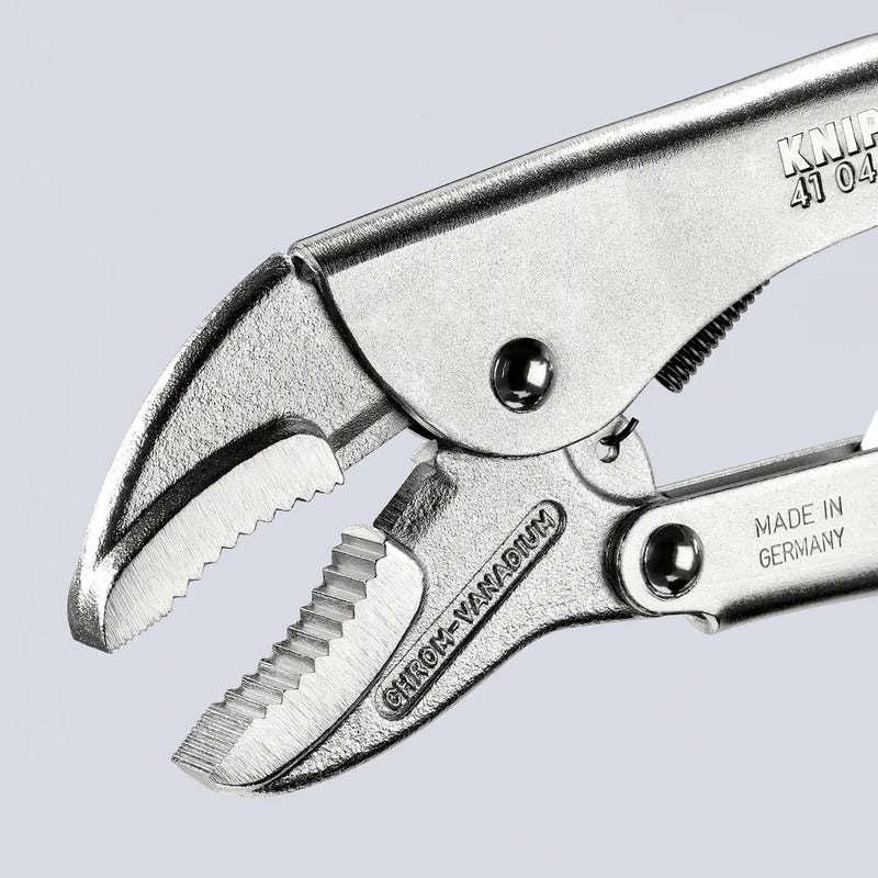 Knipex 41 04 250 Gripzange Halbrund 0-40mm 250 mm Zange Feststellzange Werkzeug - 4003773035206