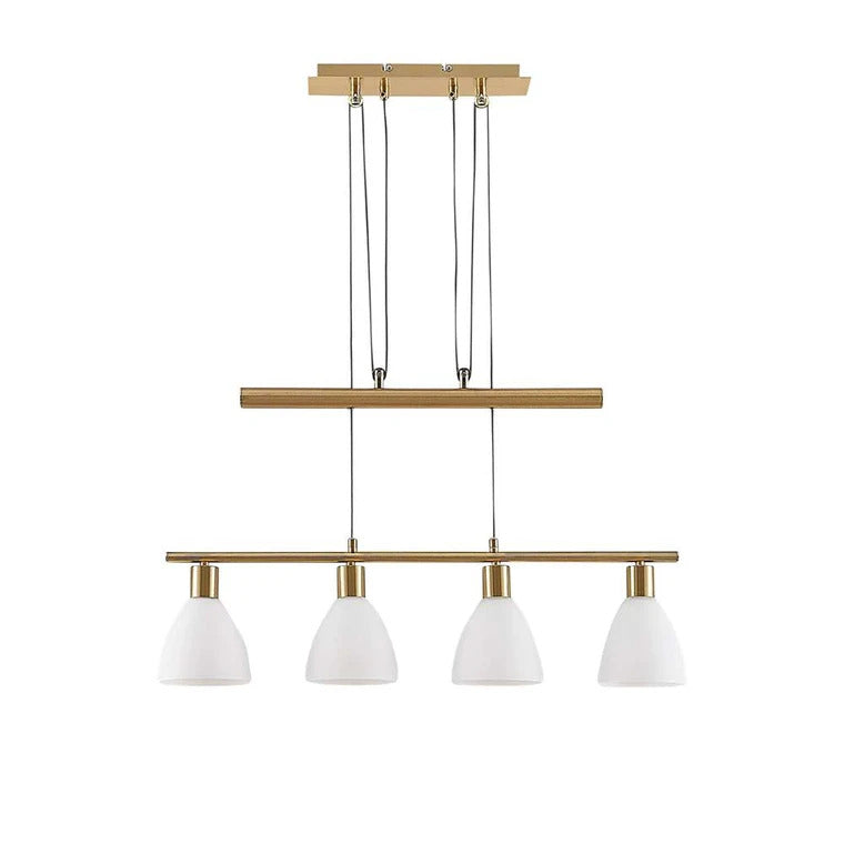 Lindby Esszimmer-Hängeleuchte Simeon Hängeleuchte Lampe Leuchte E14 messing m236 - 4251096505870